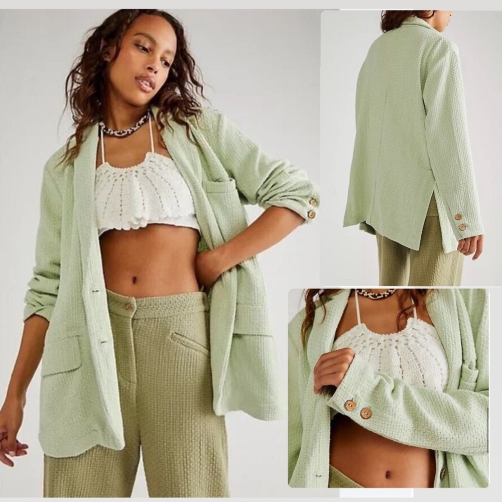 NWT Free People Tender Fern Blazer - Picture 1 of 1